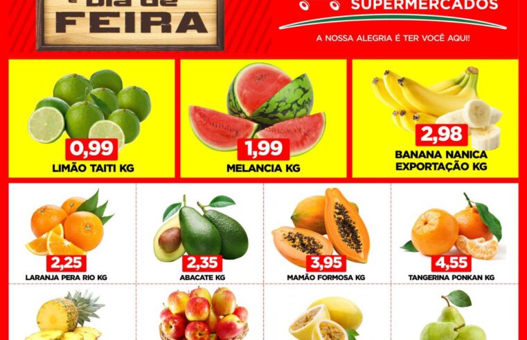 TERÇA E QUARTA SÃO DIAS DE FEIRA NO GUAIRENSE SUPERMERCADOS!!! COM SUPER OFERTAS!!! APROVEITE!!! COMPRAR BARATO COM QUALIDADE É NO GUAIRENSE !!!