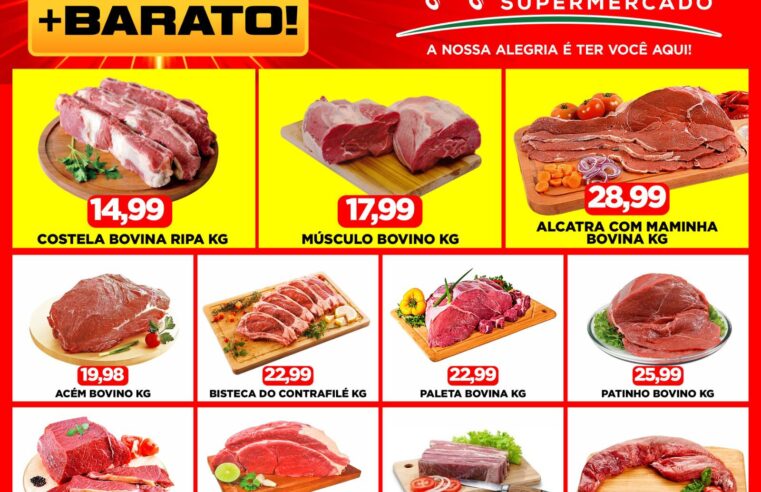 SUPER 5ª DA CARNE NO GUAIRENSE SUPERMERCADOS, A MAIOR VARIEDADE COM A MELHOR QUALIDADE!!! APROVEITE, PORQUE NO GUAIRENSE É SEMPRE MAIS BARATO!!!