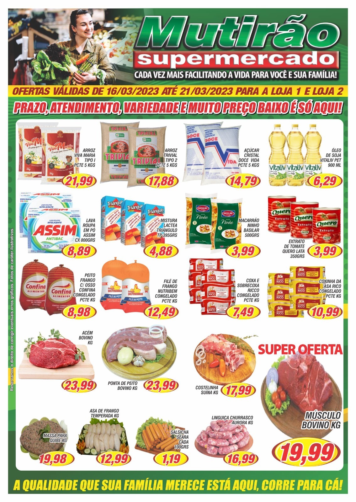 SAIU O NOVO LISTÃO DE OFERTAS DO MUTIRÃO SUPERMERCADOS. ESTÁ IMPERDÍVEL. APROVEITE!!! MUTIRÃO SUPERMERCADOS, CADA VEZ MAIS FACILITANDO SUA VIDA!!!