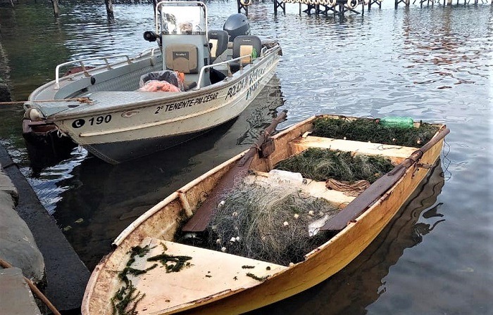 PESCADOR É AUTUADO POR USO DE REDES NO RIO GRANDE, NO PONTAL EM MIGUELÓPOLIS