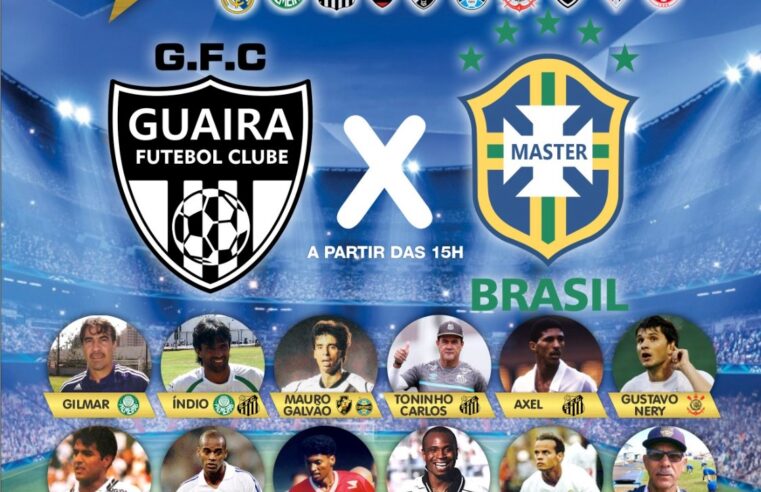 NESTE SÁBADO TEM SELEÇÃO BRASILEIRA DE MASTERS EM GUAÍRA