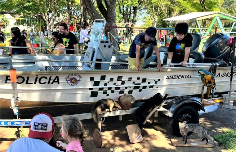 POLÍCIA AMBIENTAL PARTICIPA DE ATIVIDADE EDUCATIVA COM CRIANÇAS DENTRO DO ESPECTRO AUTISTA EM FRANCA