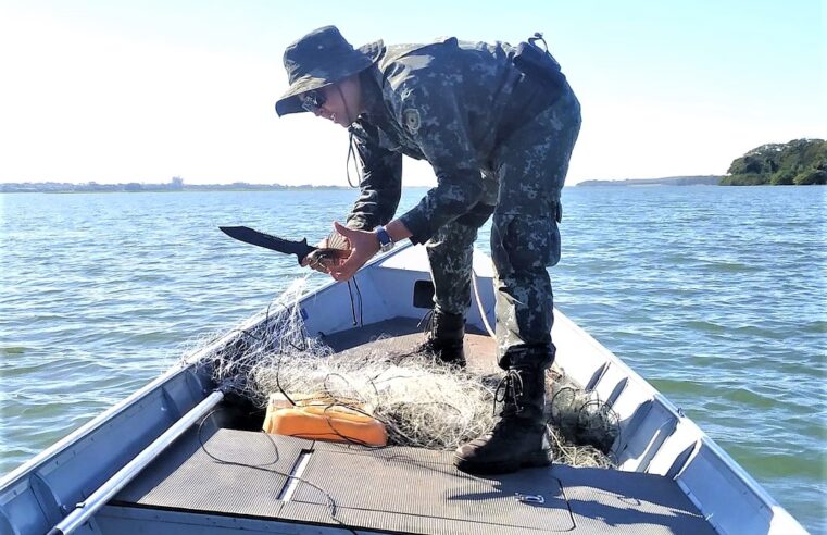 PESCADOR PROFISSIONAL É AUTUADO PELA POLÍCIA EM COLÔMBIA/SP