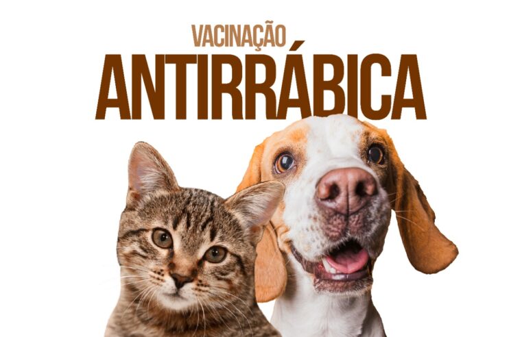 COLINA (SP) REALIZA VACINAÇÃO DE CÃES E GATOS CONTRA RAIVA NO SÁBADO, 27