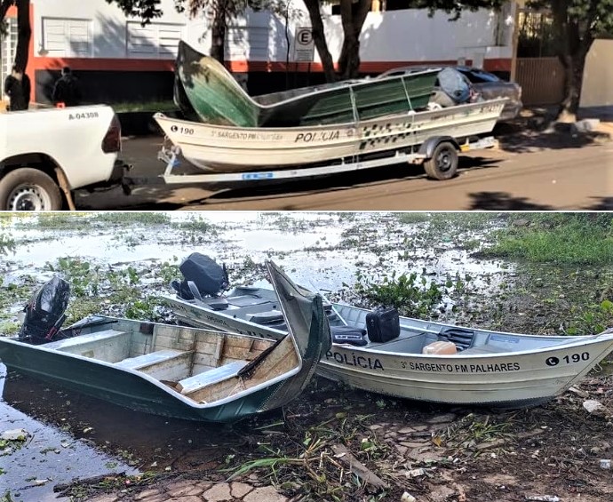 DURANTE FUGA DA POLÍCIA AMBIENTAL, PESCADOR BATE BARCO NA PONTE DO RIO GRANDE, EM COLÔMBIA
