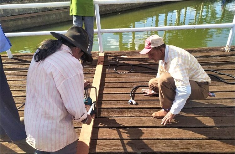 APÓS MUITAS RECLAMAÇÕES, PREFEITURA DE GUAÍRA INICIA RECUPERAÇÃO DO DEQUE DO LAGO MARACÁ