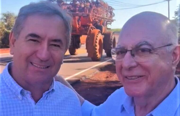 EX-PREFEITO JOSÉ EDUARDO E DEPUTADO ARNALDO JARDIM VISITAM NOVA RODOVIA ENTRE GUAÍRA E MORRO AGUDO