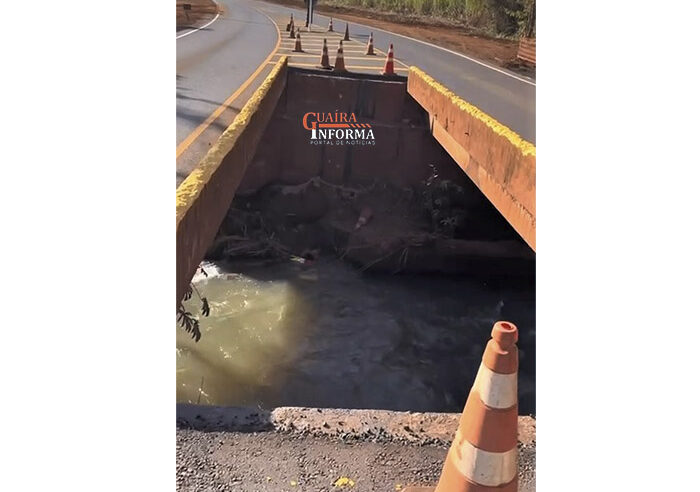 VEREADOR ALERTA PARA RISCO DE ACIDENTES EM PONTE DE NOVA RODOVIA ENTRE GUAÍRA E MORRO AGUDO