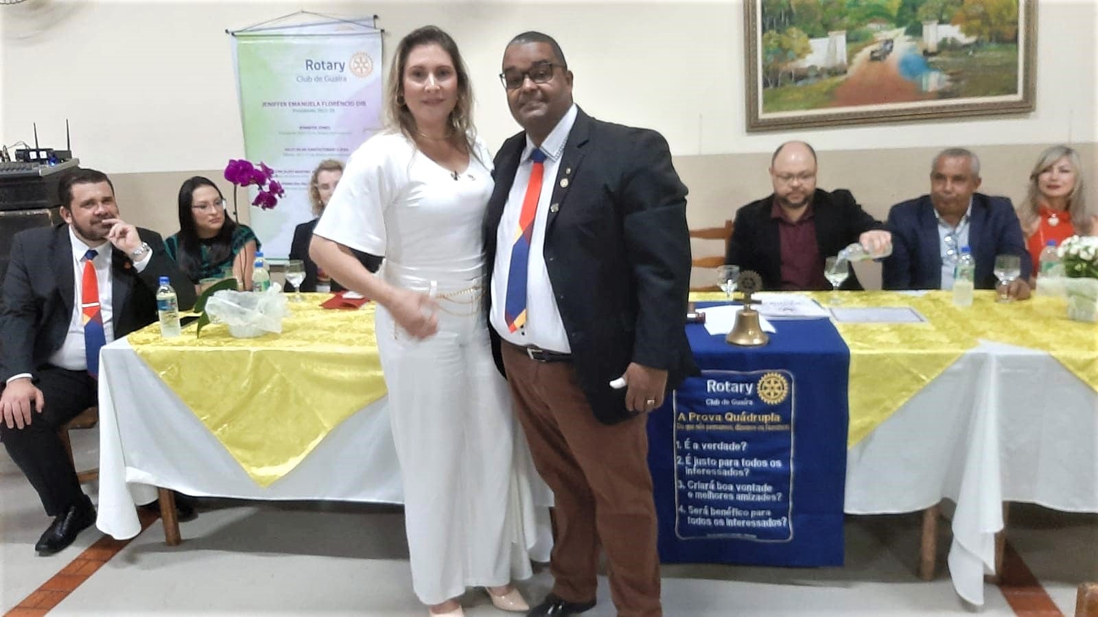 JULIANO ROCHA É EMPOSSADO PRESIDENTE DO ROTARY CLUB DE GUAÍRA