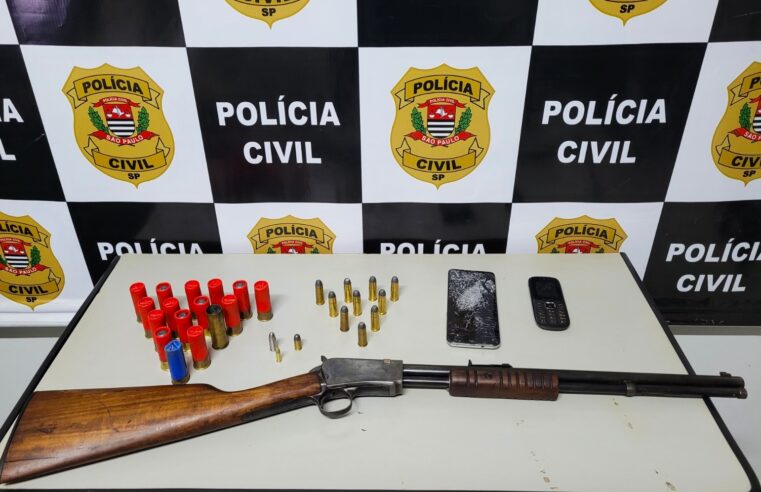 HOMEM É PRESO EM BARRETOS POR VENDA ILEGAL DE ARMAS DE FOGO