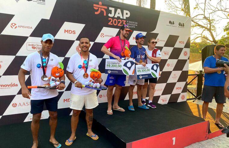 OAB DE GUAÍRA É VICE CAMPEÃ ESTADUAL NO CAMPEONATO DE BEACH TÊNIS NOS JOGOS DA ADVOCACIA PAULISTA