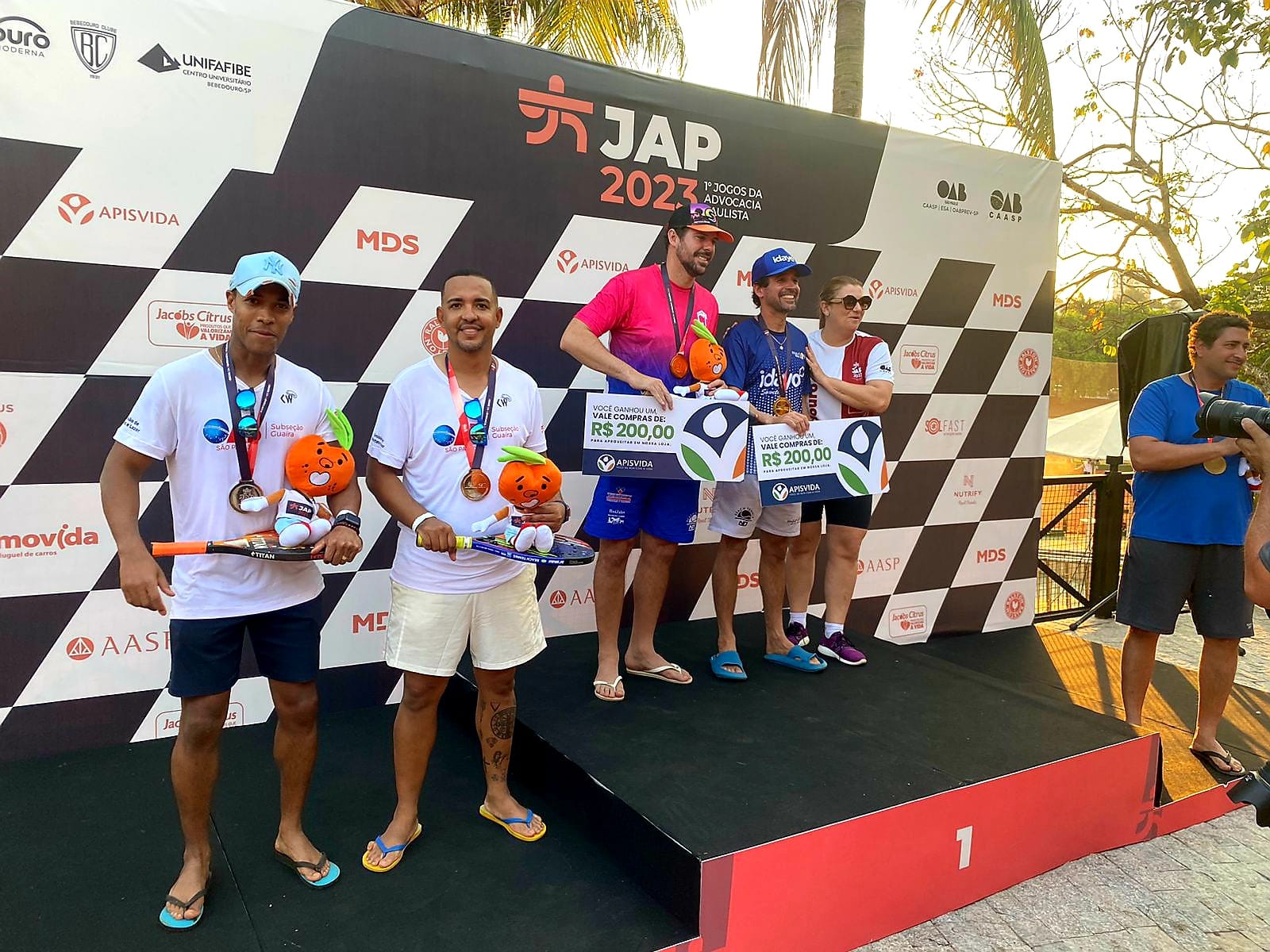 OAB DE GUAÍRA É VICE CAMPEÃ ESTADUAL NO CAMPEONATO DE BEACH TÊNIS NOS JOGOS DA ADVOCACIA PAULISTA