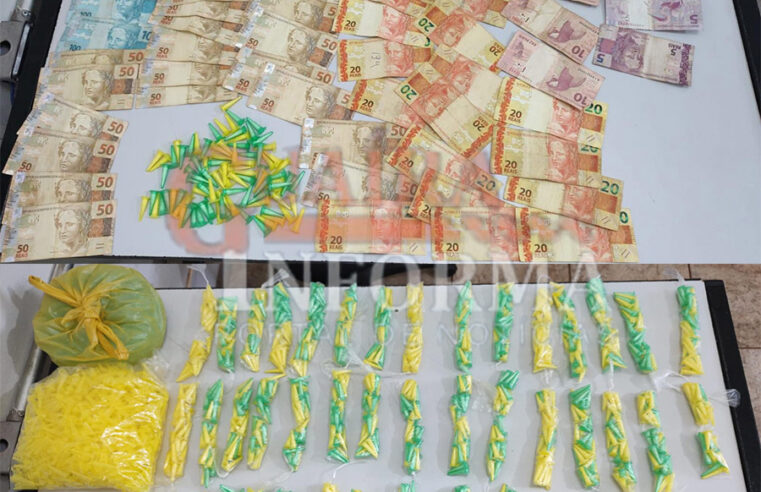 PM APREENDE QUASE 1.500 PINOS COM COCAÍNA EM GUAÍRA. DOIS HOMENS FORAM PRESOS EM FLAGRANTE