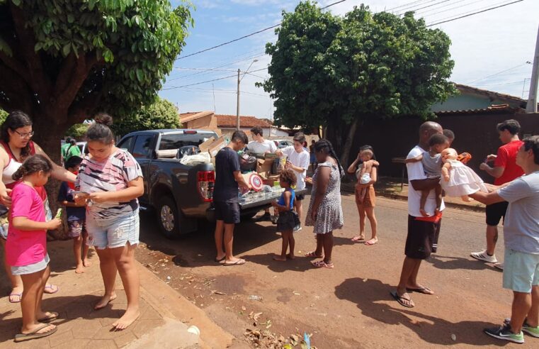 CAMPANHA “DOE FELICIDADE” DISTRIBUI CENTENAS DE BRINQUEDOS PARA CRIANÇAS GUAIRENSES