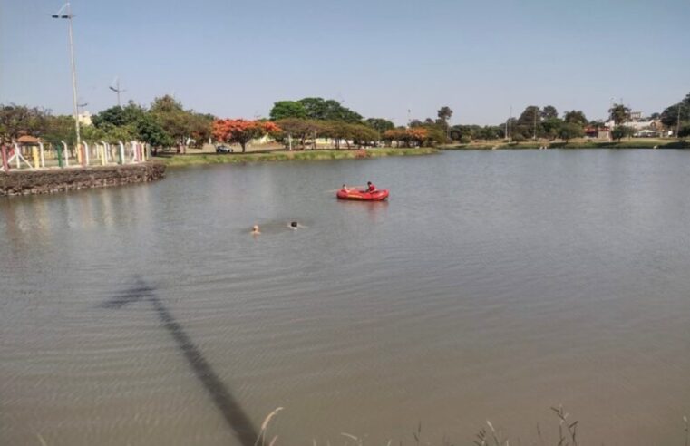 BOMBEIROS RESGATAM CORPO DE JOVEM EM LAGO DE BARRETOS