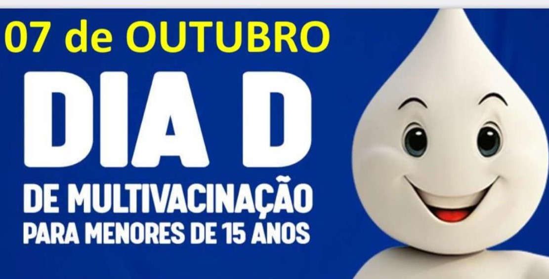 DIA D DE MULTIVACINAÇÃO ACONTECE NESTE SÁBADO, DIA 7