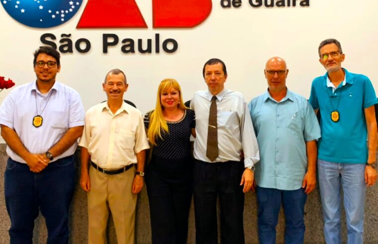 OAB GUAÍRA RECEBE VISITA DO DELEGADO SECCIONAL DE BARRETOS