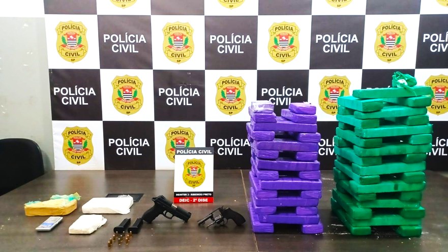 DISE ESTOURA PONTO DE ARMAZENAMENTO DE DROGAS E ARMAS EM BARRETOS