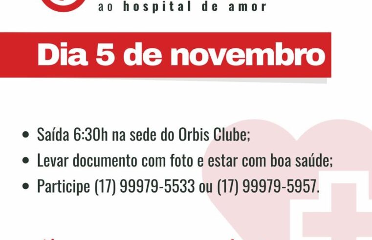 ORBIS CLUBE DE GUAÍRA REALIZA CAMPANHA PARA DOAÇÃO DE SANGUE PARA O HOSPITAL DO AMOR