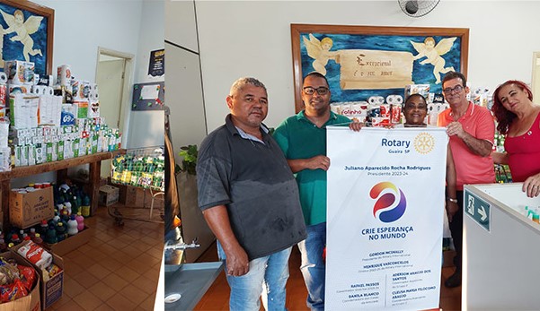 APAE DE GUAÍRA RECEBE DONATIVOS DE CAMPANHA PROMOVIDA PELO ROTARY CLUB