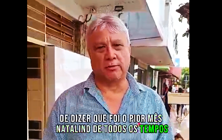 VÍDEO; EMPRESÁRIO PEDE DESCULPAS PELO NATAL SEM ATRATIVOS EM GUAÍRA