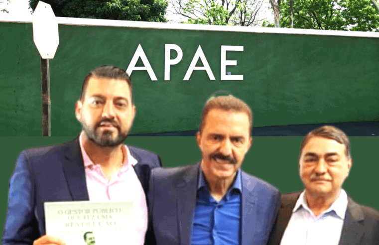 VEREADORES MORETTI E ANDRÉ GREGÓRIO ANUNCIAM CONQUISTA DE R$ 150 MIL PARA A APAE ATRAVÉS DO DEPUTADO ITAMAR BORGES