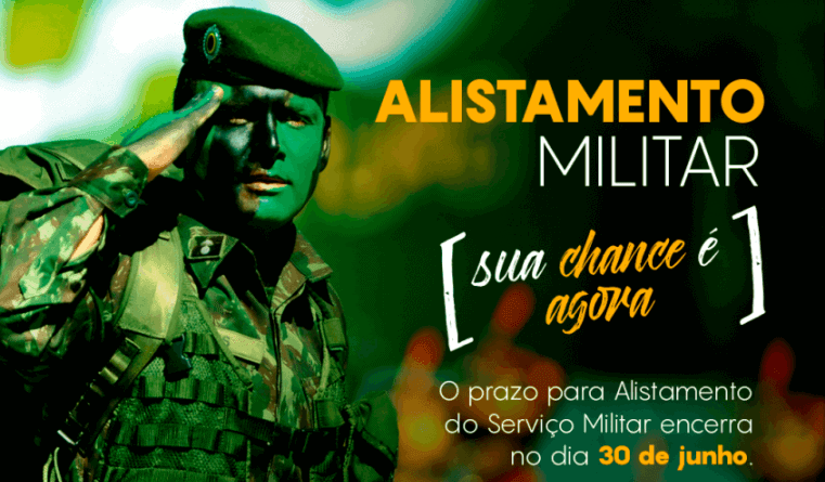 JOVENS NASCIDOS EM 2006 DEVEM FAZER O ALISTAMENTO MILITAR OBRIGATÓRIO ATÉ O DIA 30 DE JUNHO