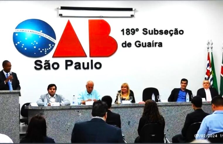 OAB GUAÍRA REALIZOU CERIMÔNIA DE ENTREGA DE CARTEIRAS DA ORDEM A NOVOS ADVOGADOS