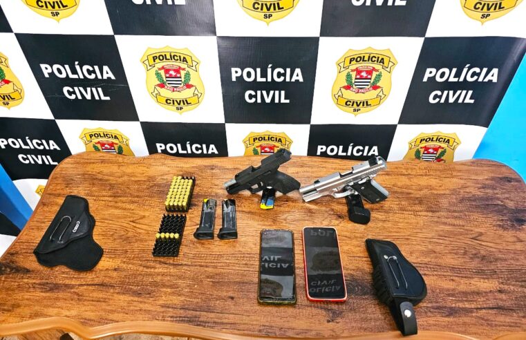 HOMEM É PRESO, EM GUAÍRA, POR PORTE ILEGAL DE ARMAS DE FOGO DURANTE OPERAÇÃO DA POLÍCIA CIVIL