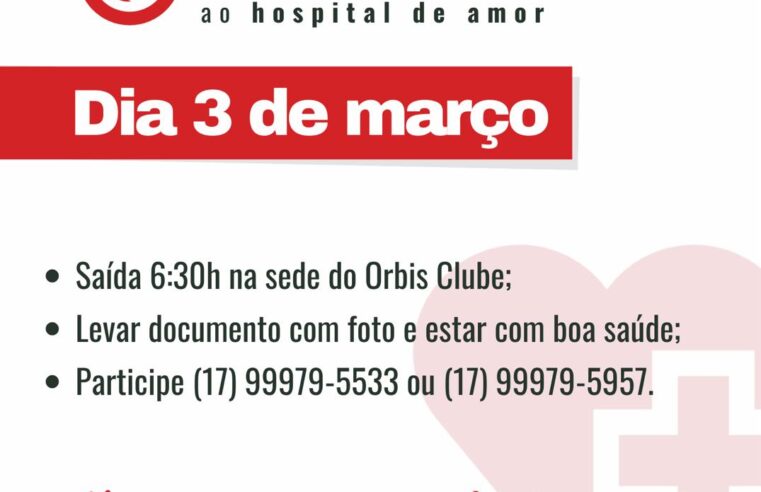 ORBIS CLUBE DE GUAÍRA LEVA DOADORES DE SANGUE AO HOSPITAL DO AMOR DE BARRETOS NESTE DOMINGO (3)