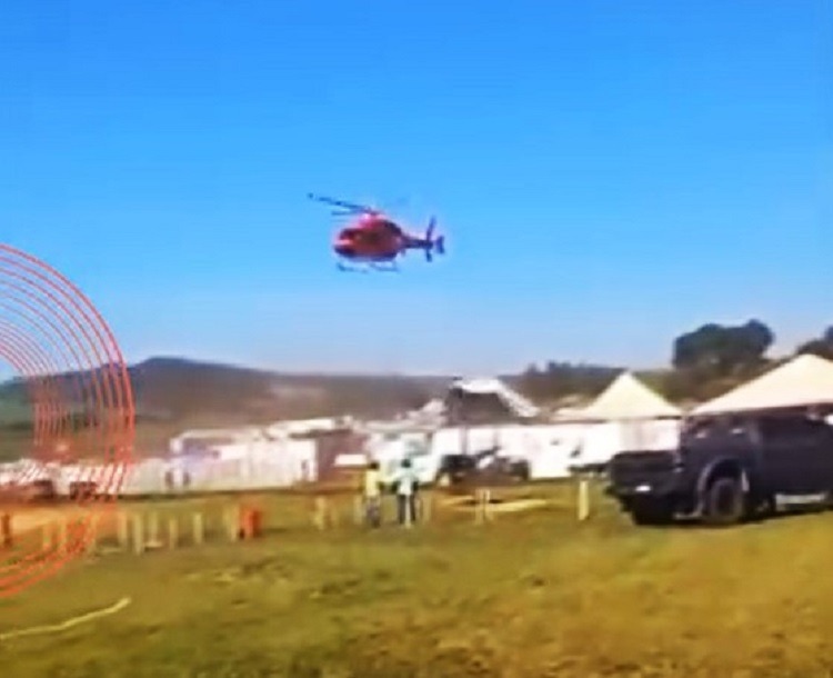 VÍDEO; TENDA DESABA NA AGRISHOW EM RIBEIRÃO PRETO. AO MENOS DUAS PESSOAS FICARAM FERIDAS