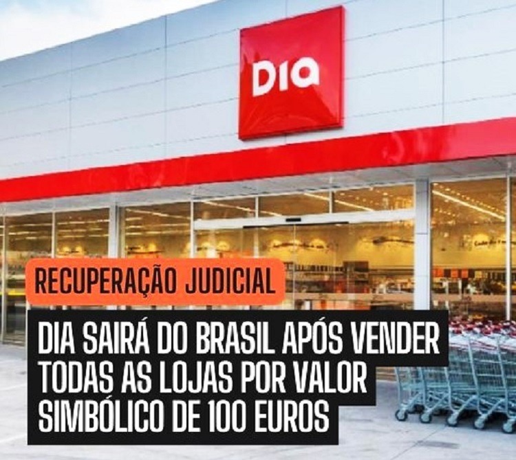 REDE DIA DE SUPERMERCADOS DEIXA O BRASIL APÓS 23 ANOS DE OPERAÇÕES NO PAÍS