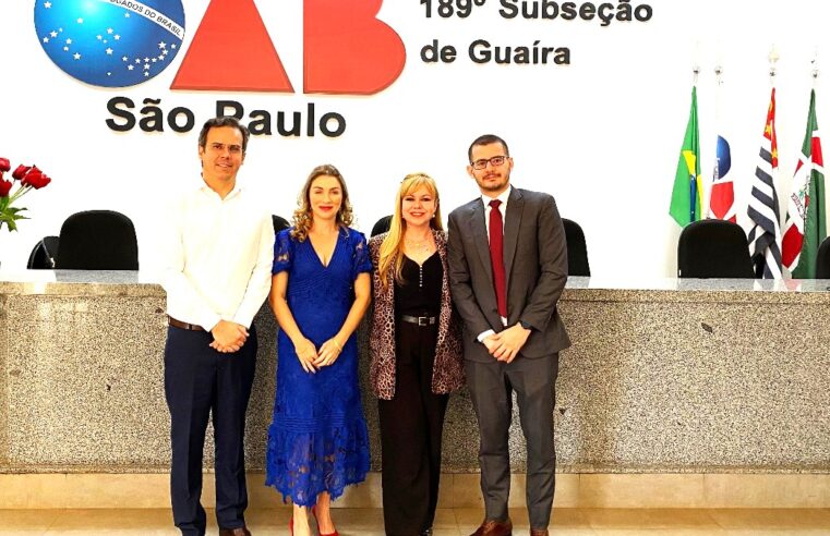 RONAN SEVERO, JUÍZ DA COMARCA, VISITA SEDE DA OAB-GUAÍRA