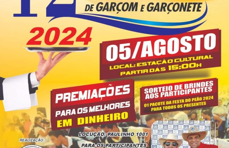 ACONTECE SEGUNDA-FEIRA, 5 DE AGOSTO, EM BARRETOS, A 12ª CORRIDA DE GARÇOM E GARÇONETE