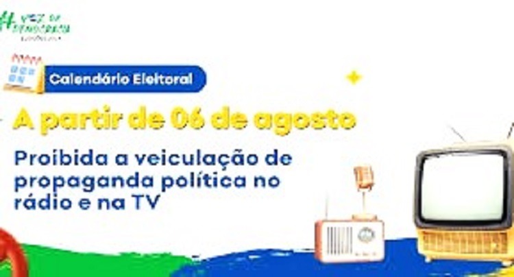 RÁDIOS E TVS TEM NOVAS RESTRIÇÕES À PARTIR DE HOJE EM DECORRÊNCIA DAS ELEIÇÕES DE OUTUBRO