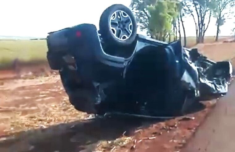 NESTE DOMINGO ACIDENTE NA ASSIS CHATEAUBRIAND, PRÓXIMO À PONTE DO RIO PARDO, ENTRE GUAÍRA E BARRETOS; VÍDEO