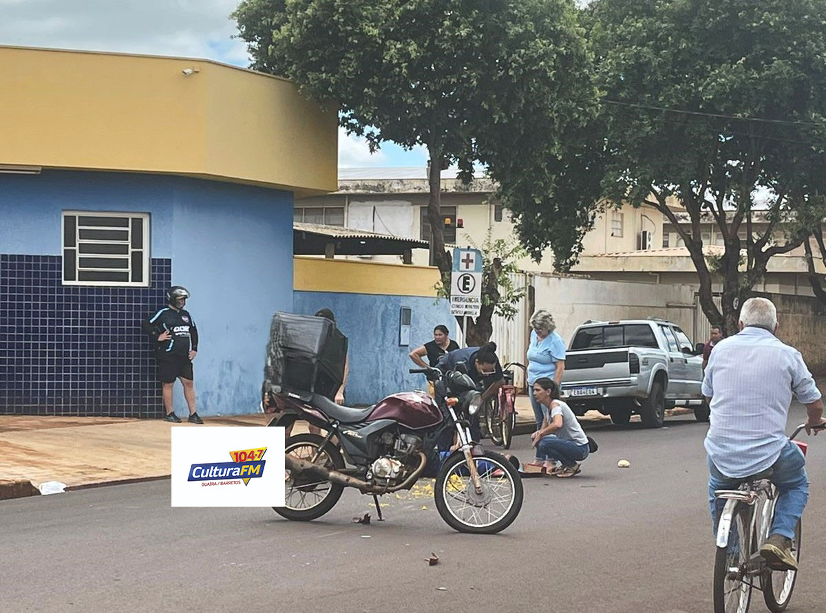 NESTE MOMENTO ACIDENTE COM MOTOCICLISTAS EM GUAÍRA