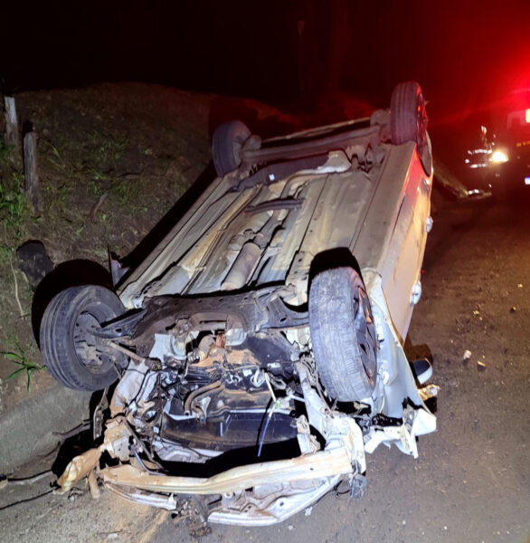 HOMEM FICA FERIDO EM ACIDENTE NA ASSIS CHATEAUBRIAND EM BARRETOS