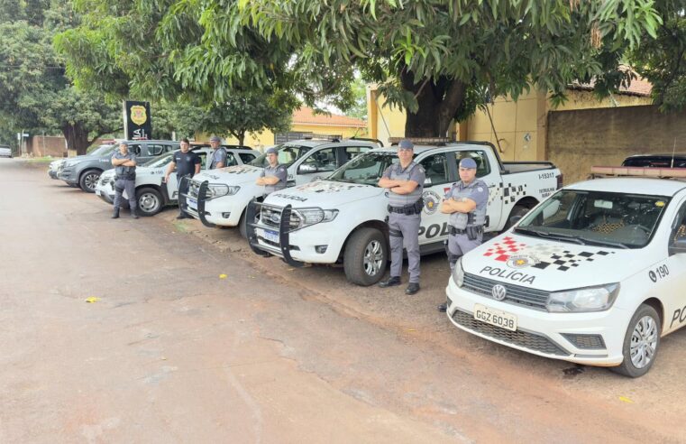 NESTE MOMENTO OPERAÇÃO POLICIAL EM MIGUELÓPOLIS. PELO MENOS DUAS PESSOAS FORAM DETIDAS