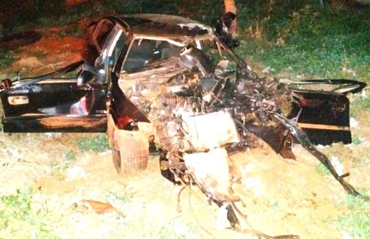 ACIDENTE ENTRE CARRO E CAMINHÃO DEIXA VÍTIMAS FERIDAS EM ESTRADA VICINAL DE GUAÍRA