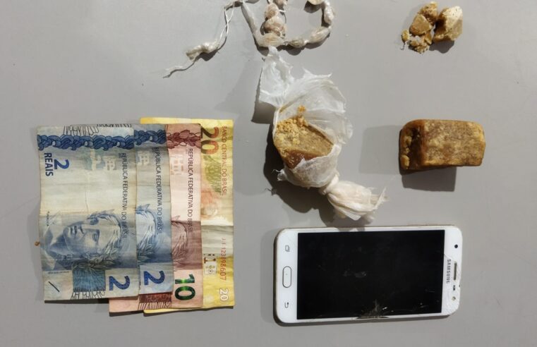 SUSPEITA DE ENVOLVIMENTO COM O TRÁFICO DE DROGAS É PRESA PELA PM EM GUAÍRA
