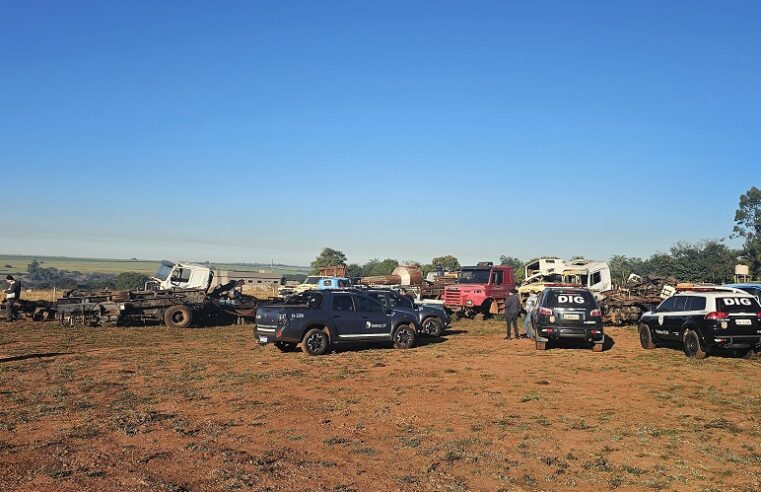 OPERAÇÃO DA POLÍCIA CIVIL DE BARRETOS DESMANTELA QUADRILHA ESPECIALIZADA EM RECEPTAÇÃO E LAVAGEM DE DINHEIRO EM ESQUEMA DE DESMANCHE DE VEÍCULOS. 5 PESSOAS FORAM PRESAS
