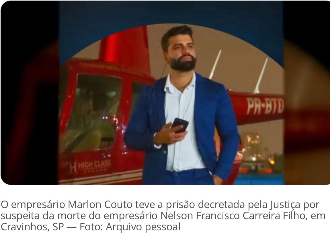SUSPEITO DE ATIRAR EM EMPRESÁRIO EM CRAVINHOS, SP, CONFESSA ASSASSINATO EM CARTA ENVIADA À POLÍCIA