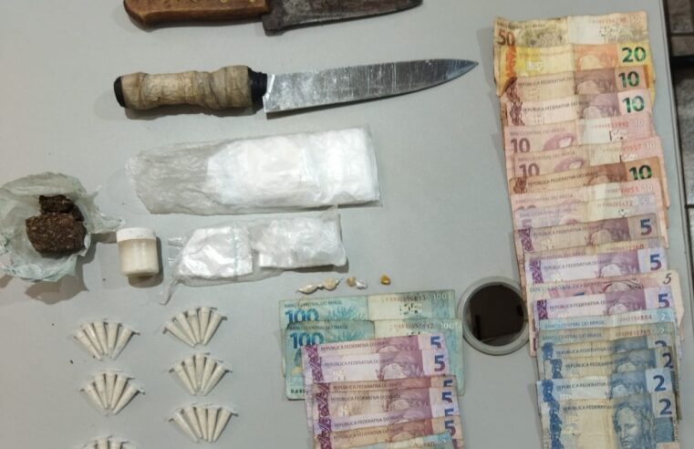 POLÍCIA MILITAR REALIZA FLAGRANTE POR TRÁFICO DE DROGAS EM GUAÍRA