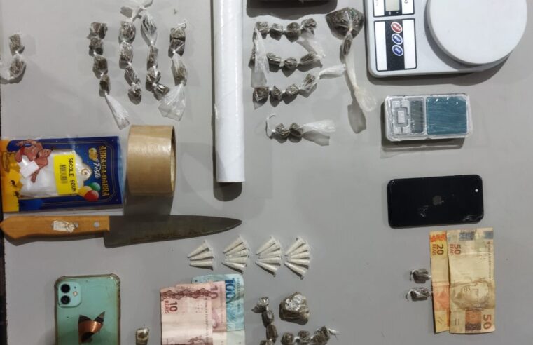 DOIS HOMENS SÃO PRESOS EM GUAÍRA SUSPEITOS DE ENVOLVIMENTO COM O TRÁFICO DE DROGAS