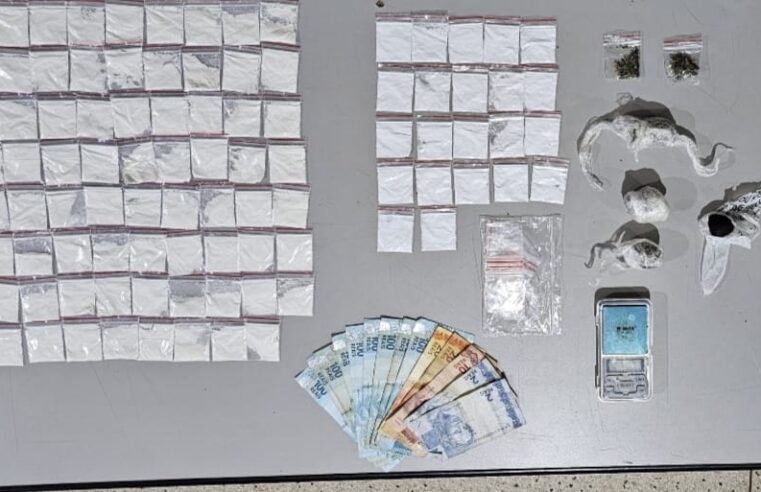 HOMEM É PRESO EM GUAÍRA ACUSADO DE ENVOLVIMENTO COM O TRÁFICO DE DROGAS