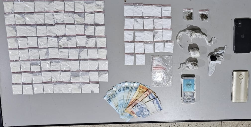 HOMEM É PRESO EM GUAÍRA ACUSADO DE ENVOLVIMENTO COM O TRÁFICO DE DROGAS