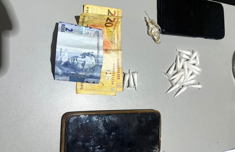 POLÍCIA MILITAR REALIZA PRISÃO POR TRÁFICO DE  DROGAS  EM GUAÍRA