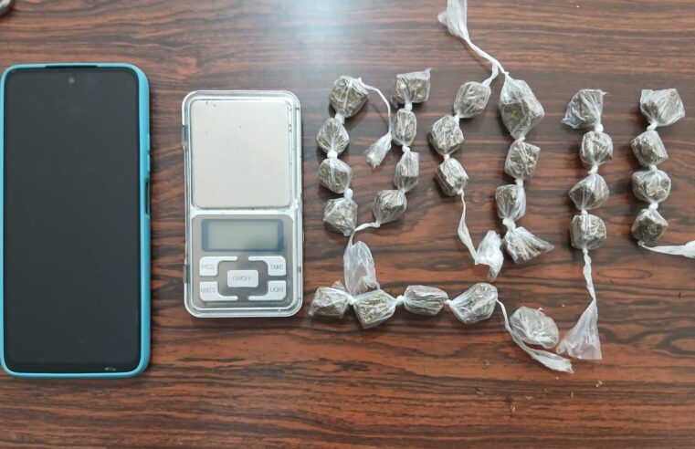 MENOR É APREENDIDO COM DROGAS EM GUAÍRA