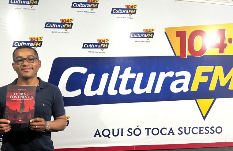 ESCRITOR GUAIRENSE, EDUARDO SANTOS, LANÇA SEU PRIMEIRO LIVRO “OS NOVE CONTINENTES – A BUSCA PELAS RELÍQUIAS INFERNAIS”
